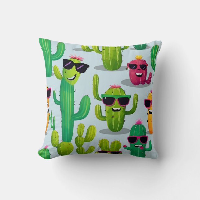 Cute Cactus Cushion (Front)