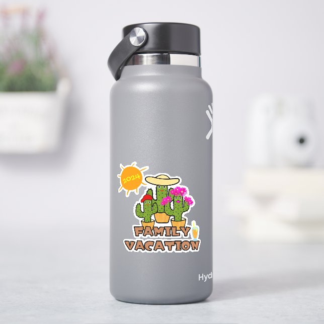 Cute cactus family (HydroFlask)