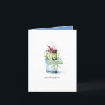 Cute Cactus Greeting Card For Birthday<br><div class="desc">Bring the laughs with this funny watercolor greeting card for birthday, perfect for Cinco de Mayo or any festive celebration! Featuring a hand-painted cactus and the pun “You Prickle My Fancy, ” this humourous card is a playful way to say Happy Birthday to your husband or boyfriend. The design pops...</div>