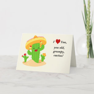 cute Cactus Holiday Card