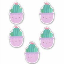 Cute Cactus In Pastel Colour