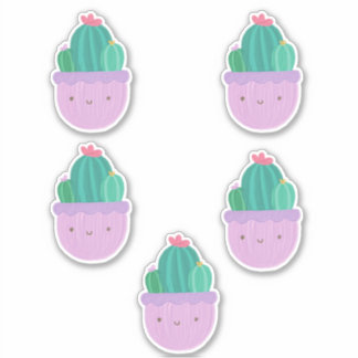 Cute Cactus In Pastel Colour