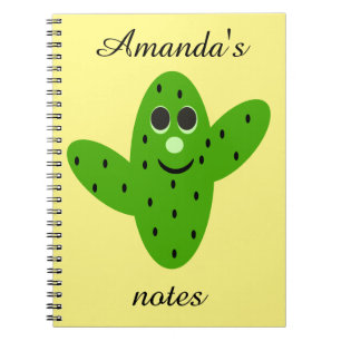 Cute Cactus Notebook