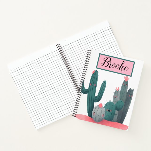 cute Cactus Notebook (Inside)