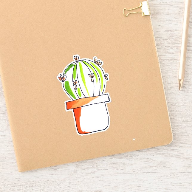 Cute cactus original art illustration (Notebook)