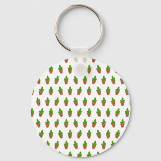 Cute Cactus Pattern Key CHain
