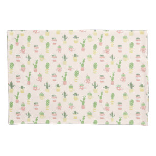 Cute Cactus Pattern Pillowcase
