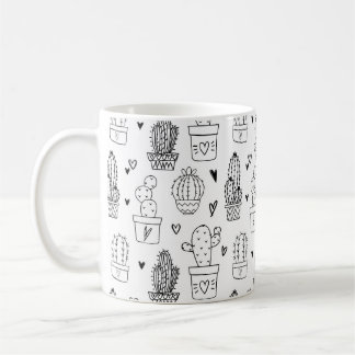 Cute Cactus Succulent Garden Plants Botanical  Coffee Mug