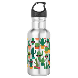 Cute Cactus Water Bottle