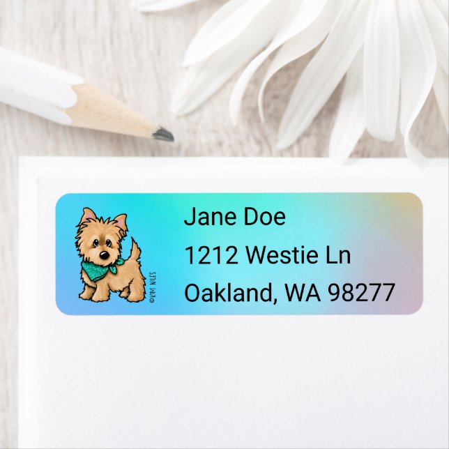Cute Cairn Return Address Label (Insitu)