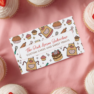Cute Cakes Home Bakery Business Card