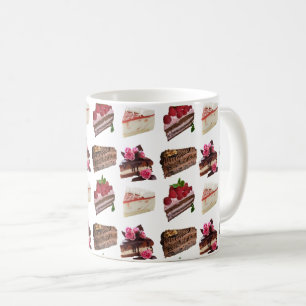 Cute Cakes Lovers Desserts Pattern Coffee Mug