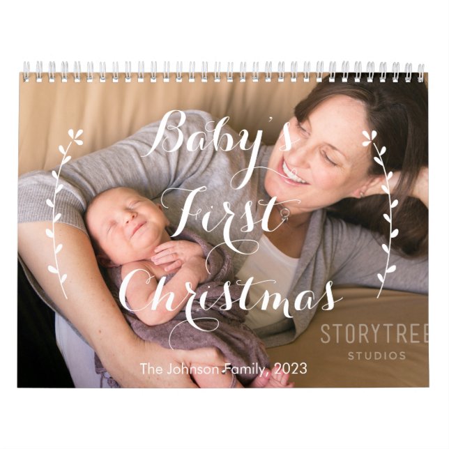 Cute Calendar 2023 Babies First Christmas (Cover)