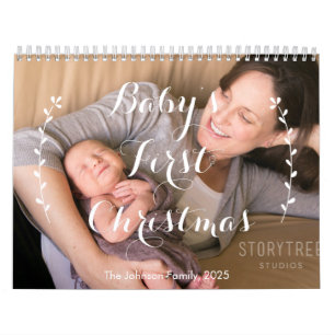 Cute Calendar 2025 Babies First Christmas