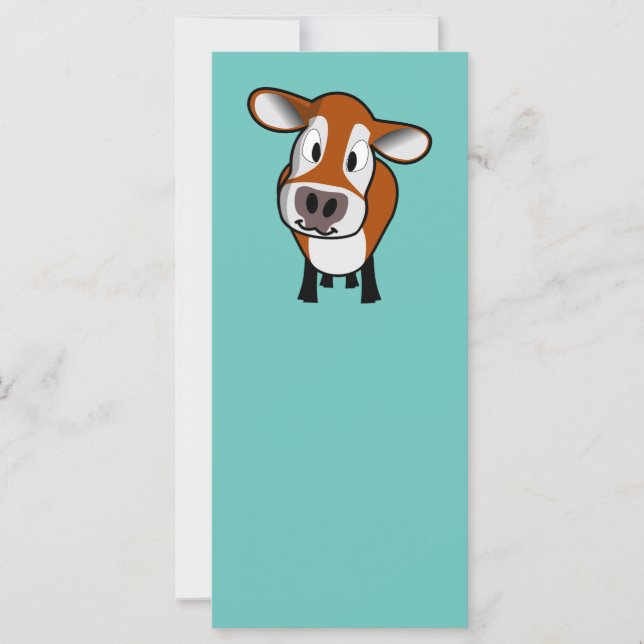 Cute Calf Bookmark (Front)