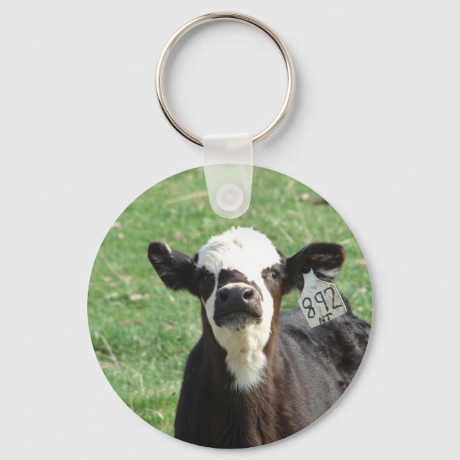 Cute Calf Key Ring (Front)