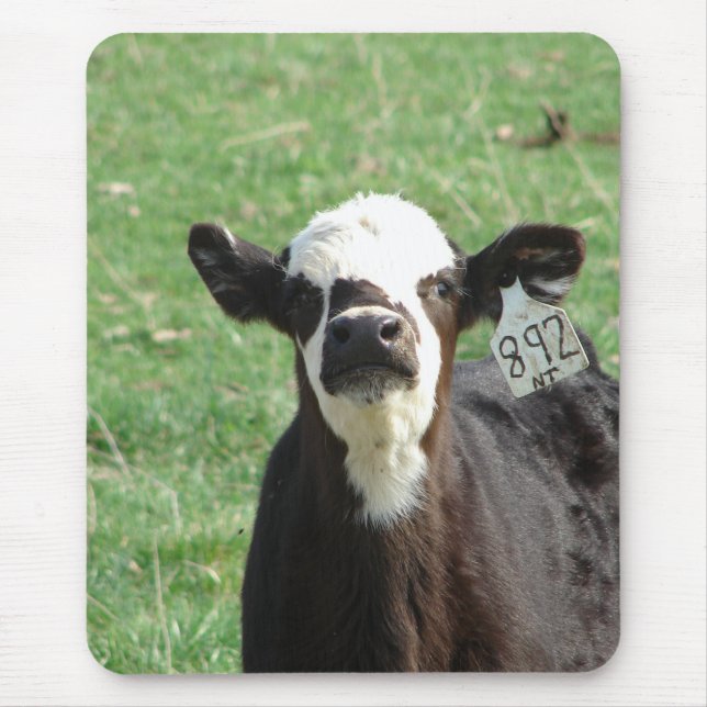 Cute Calf Mouse Mat (Front)