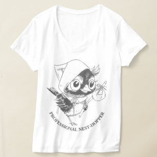 Cute Calimero "Professional Nest-Hopper" T-Shirt
