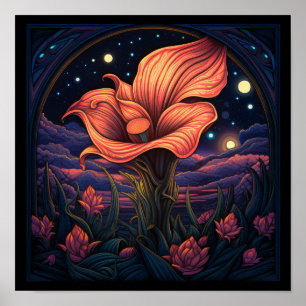 Cute Calla Lily Flower For Nature Lover Lily Poster