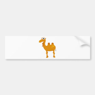 Cute camel bumper sticker