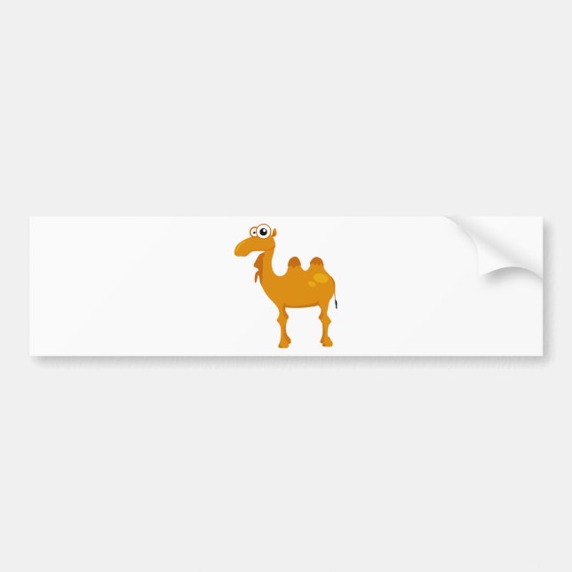 Cute camel bumper sticker (Front)