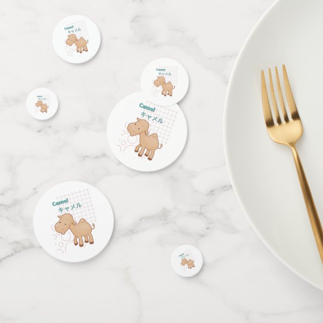 Cute Camel-Kawaii collection Confetti (Group)