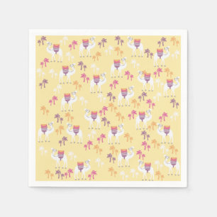 Cute Camel Paper Napkins