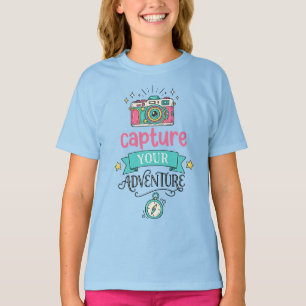 Cute Camera Graphic Kids T-Shirt Colourful Photo