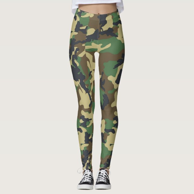 Cute Camouflage leggings (Front)