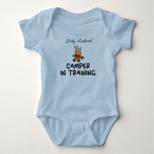 Cute Camper in Training - Wild Camping Baby Bodysuit