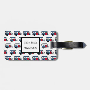 Cute Camper Luggage Tag