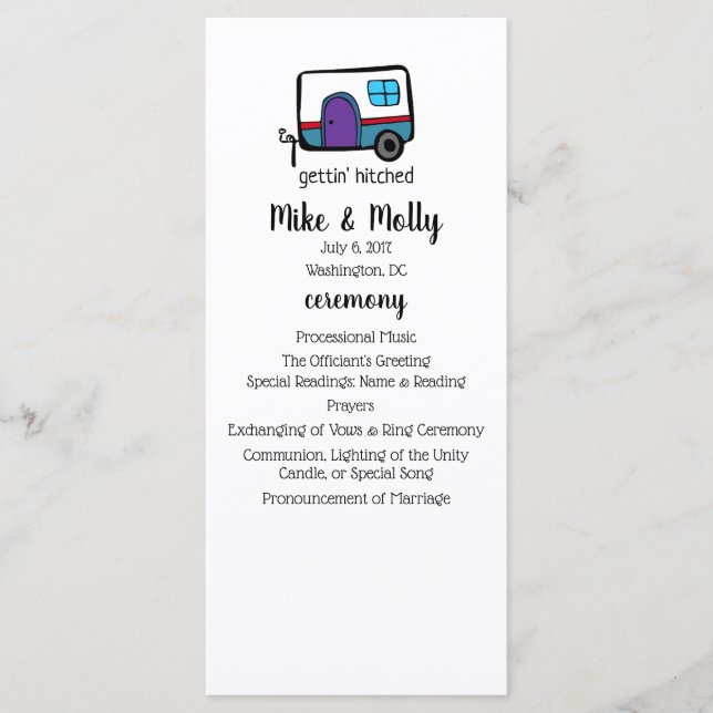 Cute Camper Programme (Front)