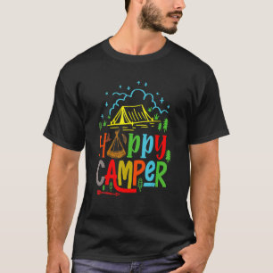 Cute Campfire Happy Camper Camping Men Women Kid T-Shirt