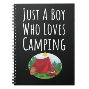 Cute Camping Gifts For Baby Boys Kids Camper Lover Notebook