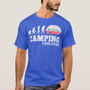 Cute Camping Girls Evolution Camper Van Woman gift T-Shirt