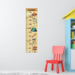 Cute Camping Growth Chart