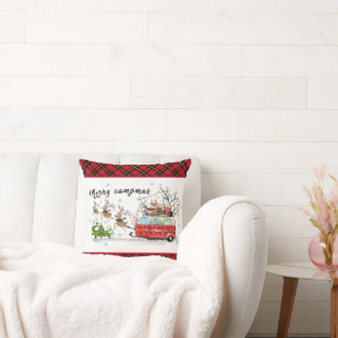 cute Camping lovers Christmas  Cushion