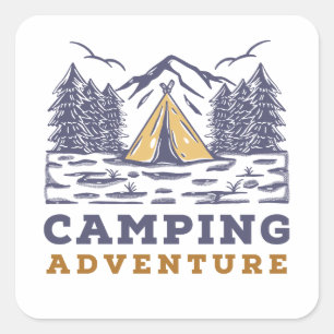 Cute Camping Outdoors Sticker outdoor adventure