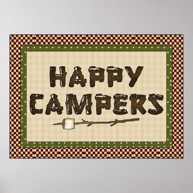 Cute Camping Poster (Front)