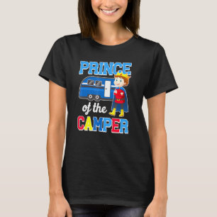 Cute Camping Prince Of The Camper Motorhome Family T-Shirt