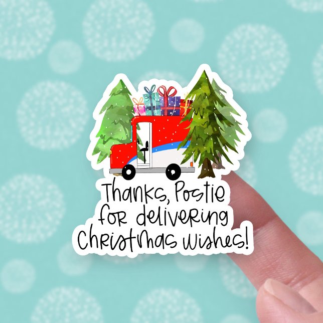 Cute Canada Postal Worker Thanks Christmas Truck (Creator Uploaded)