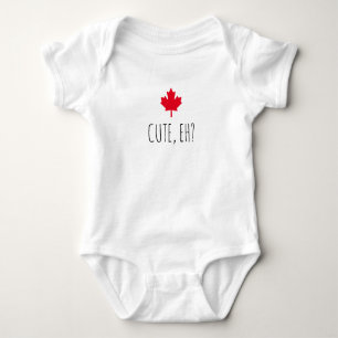 Cute Canadian Baby Bodysuit