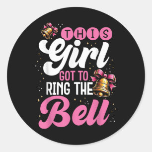 Cute Cancer Awareness Gift This Girl Got To Ring T Classic Round Sticker