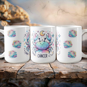 Cute Cancer Zodiac Crab Astrology Sign Coffee Mug