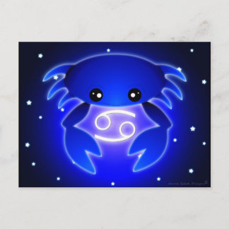 Cute Cancer Zodiac Postcard