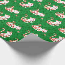 Cute Candy Cane Cat