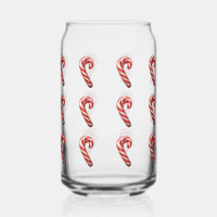 Cute Candy Cane Pattern Christmas