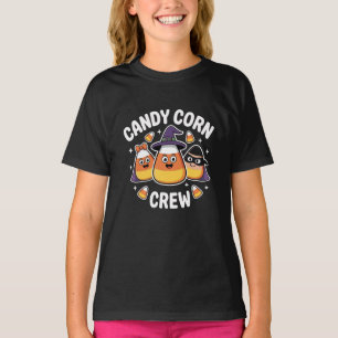Cute Candy Corn Crew Halloween Costumes Fun T-Shirt