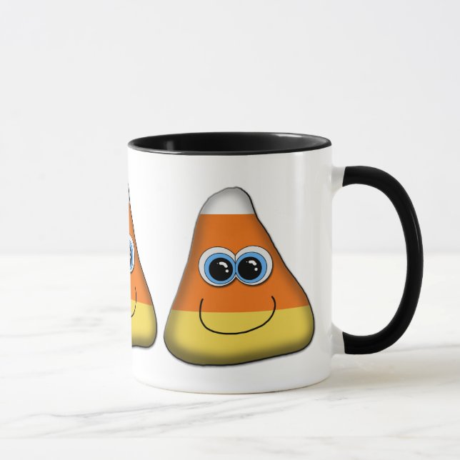Cute Candy Corn Halloween mug (Right)