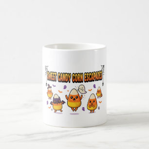 Cute Candy Corn Halloween Party Coffee Mug